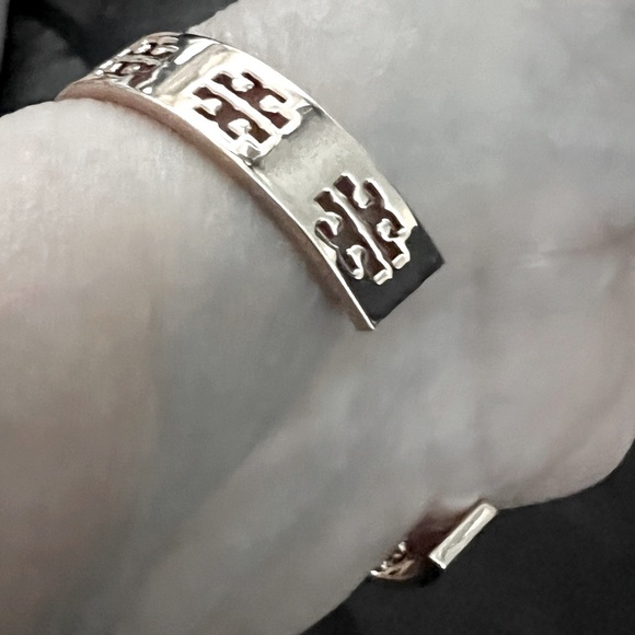 🆕 Tory Burch Authentic Rose Gold Pierced Cuff Bracelet - Picture 11 of 11
